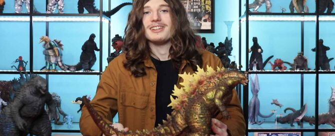 YouTuber Mr. Godzilla reviews the X-Plus Burning Godzilla 2019 vinyl figure.